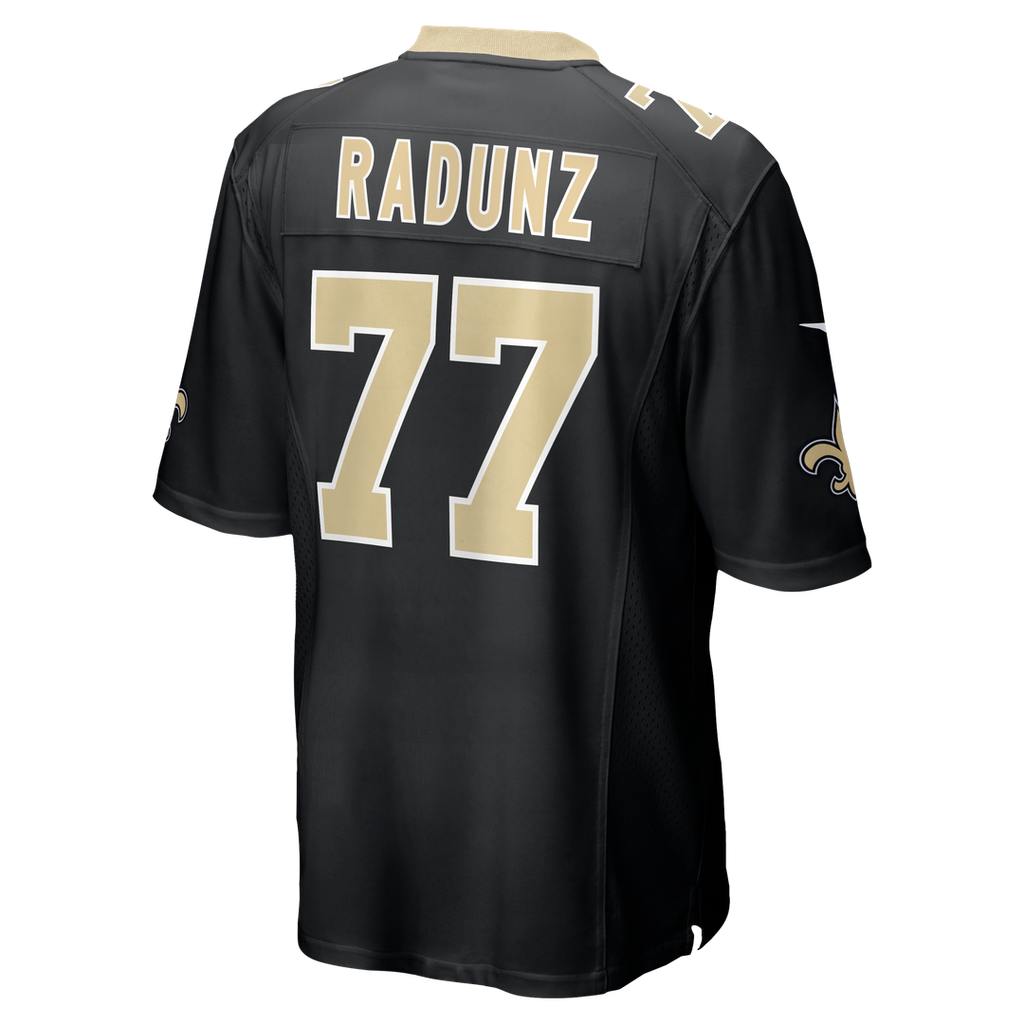 Dillon Radunz New Orleans Saints Team Game Jersey - Black