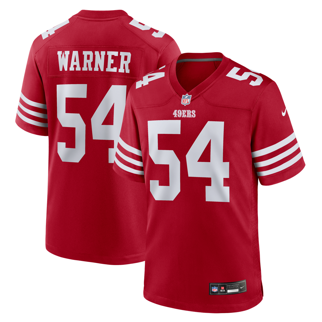 Fred Warner San Francisco 49ers Player Game Jersey - Scarlet