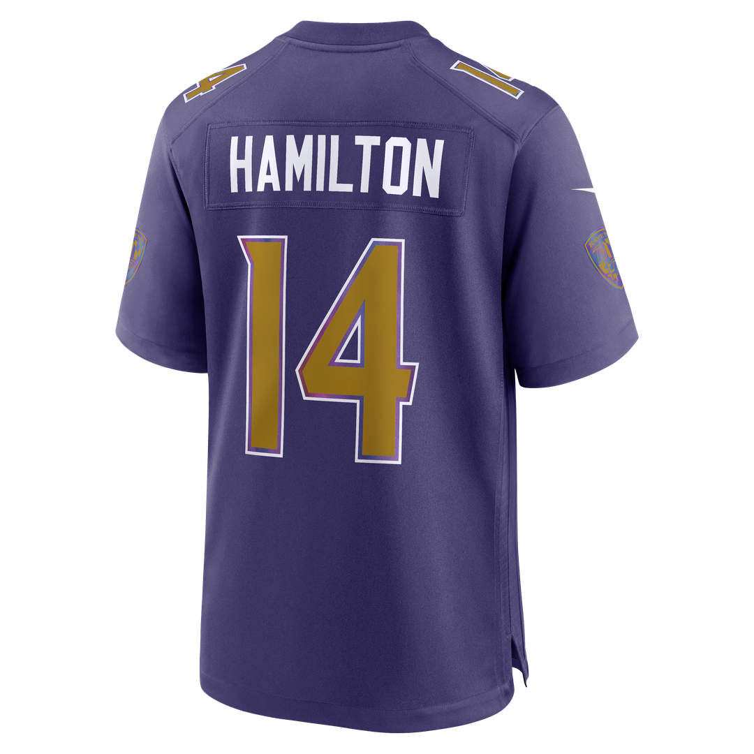 Kyle Hamilton Baltimore Ravens Game Jersey - White