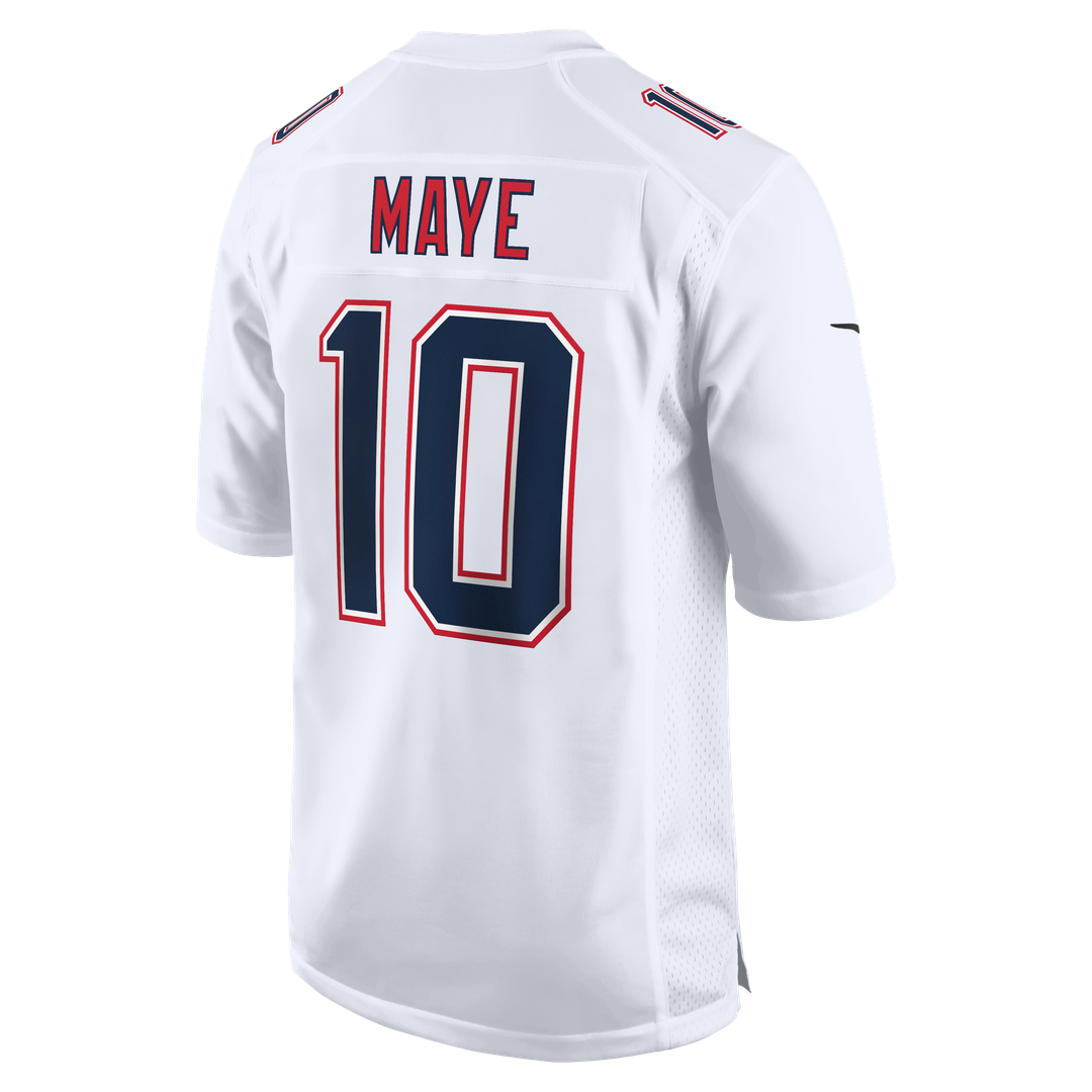 Drake Maye New England Patriots Game Jersey - Carbon Black