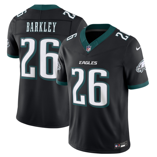 Saquon Barkley Philadelphia Eagles Alternate Vapor F.U.S.E. Stitched Limited Jersey - Black