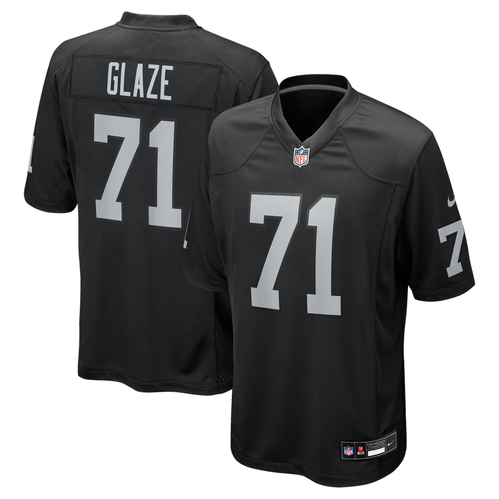 DJ Glaze Las Vegas Raiders Team Game Jersey - Black