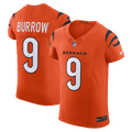 Joe Burrow Cincinnati Bengals Team Vapor F.U.S.E. Elite Jersey - Orange
