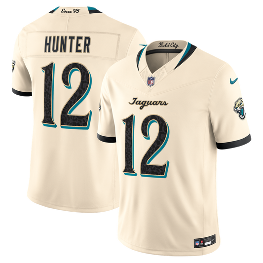 Travis Hunter Jacksonville Jaguars 2026 Rivalries Collection Stitched Limited Jersey - Natural