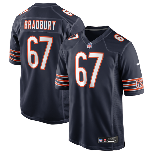 Garrett Bradbury Chicago Bears Team Game Jersey - Navy