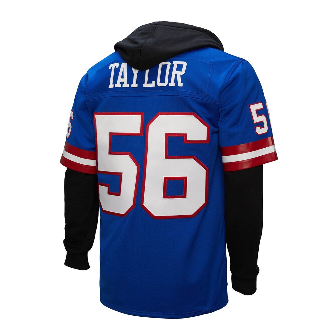 Lawrence Taylor New York Giants Player Name & Number Hoodie Legacy Jersey - Royal