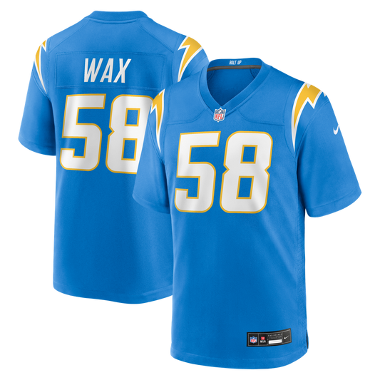 Marlowe Wax Los Angeles Chargers Team Game Jersey - Powder Blue