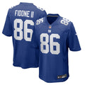 Thomas Fidone II New York Giants Team Game Jersey - Royal