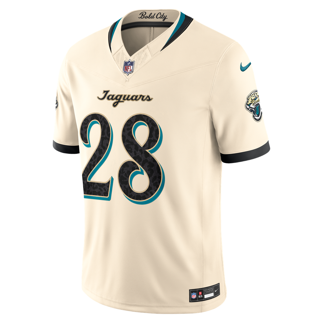 Fred Taylor Jacksonville Jaguars 2026 Rivalries Collection Stitched Limited Jersey - Natural