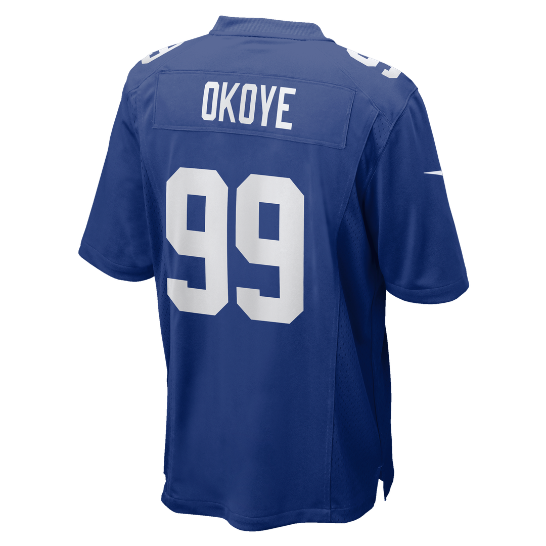 Basil Okoye New York Giants Team Game Jersey - Royal