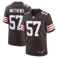 Clay Matthews Cleveland Browns Game Retired Player Jersey - Brown