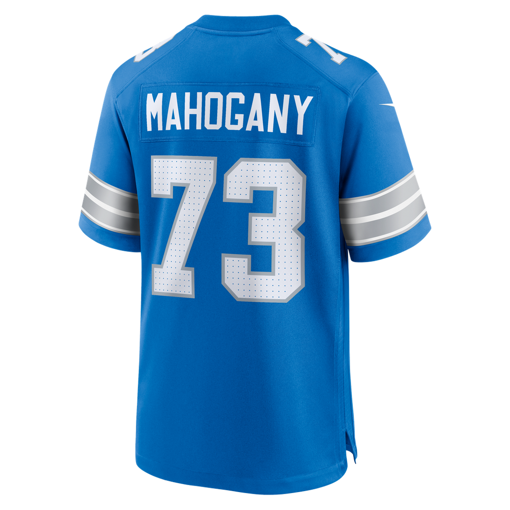 Christian Mahogany Detroit Lions Team Game Jersey - Blue