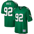 Reggie White Philadelphia Eagles Big & Tall 1990 Retired Player Replica Jersey - Kelly Green