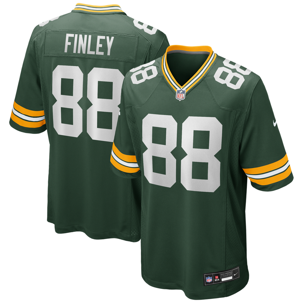 Jermichael Finley Green Bay Packers Game Retired Player Jersey - Green