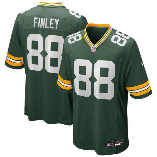 Jermichael Finley Green Bay Packers Game Retired Player Jersey - Green