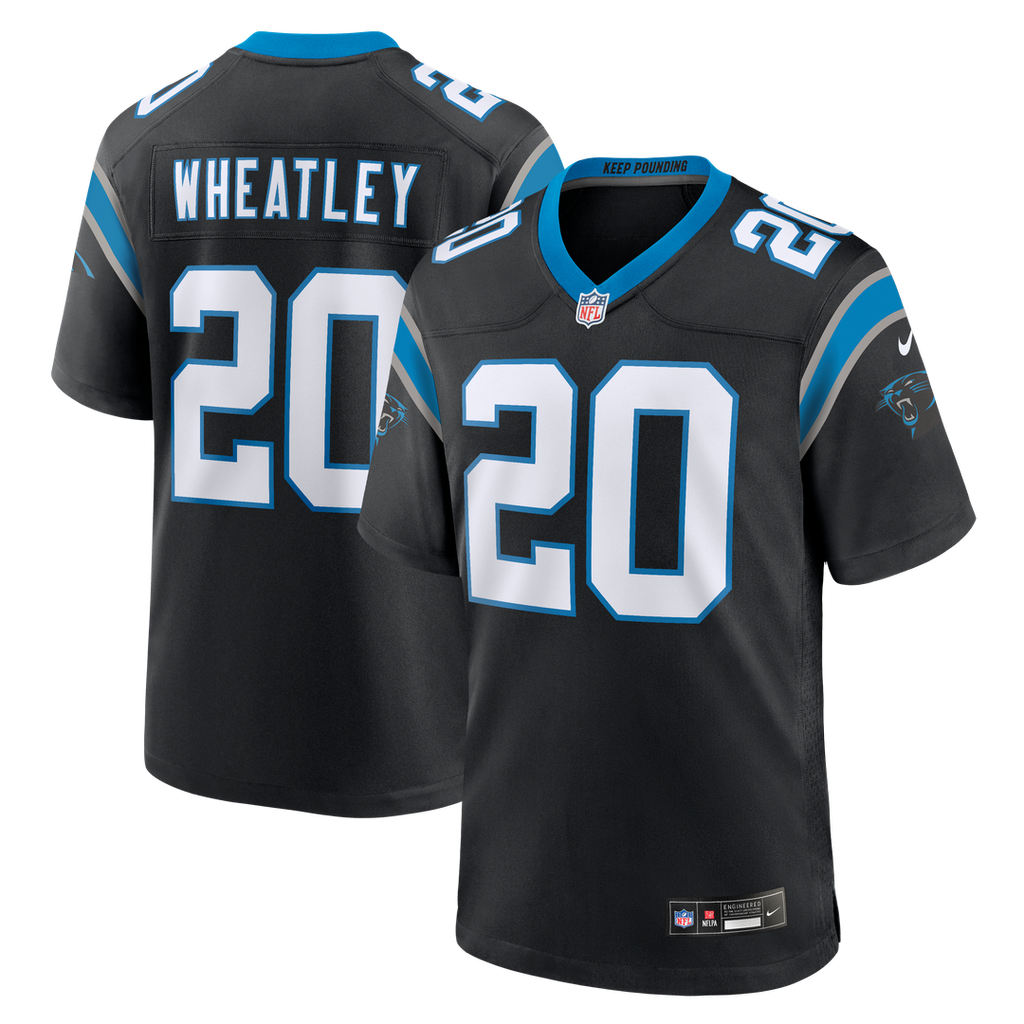 Zakee Wheatley Carolina Panthers Team Game Jersey - Black