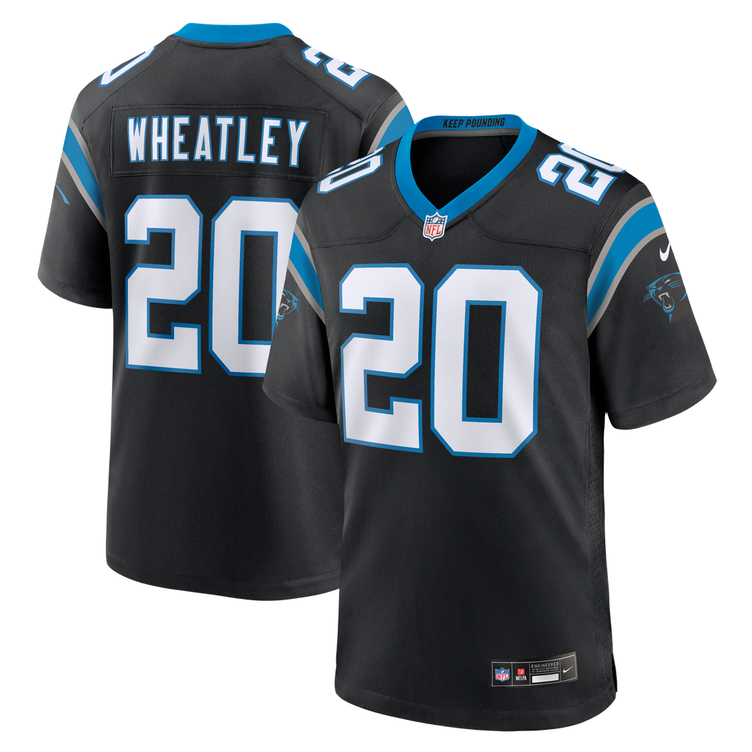 Zakee Wheatley Carolina Panthers Team Game Jersey - Black