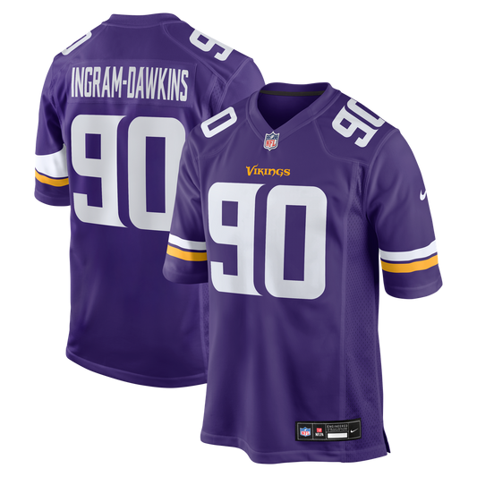 Tyrion Ingram - Dawkins Minnesota Vikings Team Game Jersey - Purple