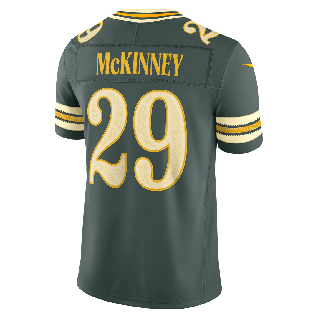 Xavier McKinney Green Bay Packers 2026 Rivalries Collection Stitched Limited Jersey - Green