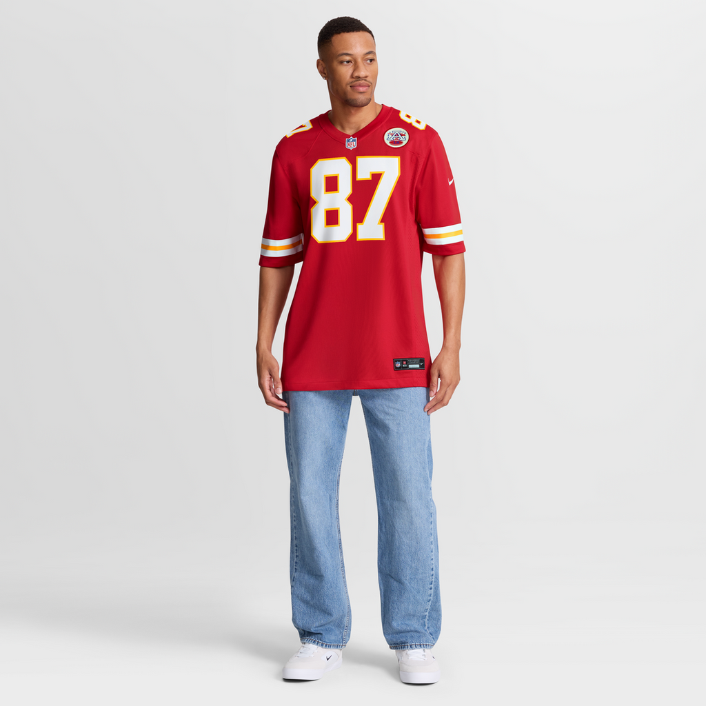 Travis Kelce Kansas City Chiefs Player Game Jersey - White