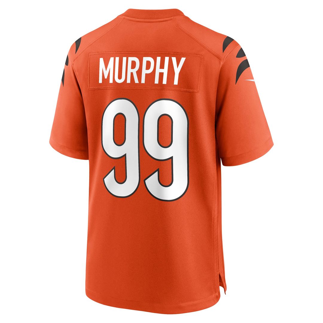Myles Murphy Cincinnati Bengals Team Game Jersey - White