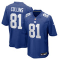 Beaux Collins New York Giants Team Game Jersey - Royal