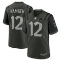 Joe Namath New York Jets Rivalries Collection Retired Player Game Jersey - Green