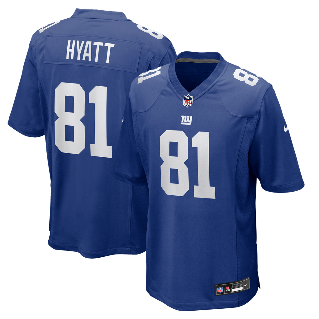 Jalin Hyatt New York Giants Team Game Jersey - Royal