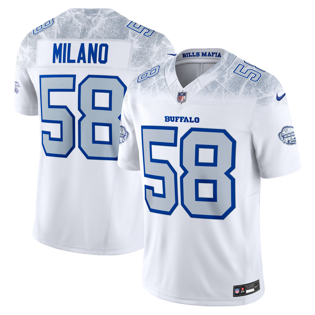 Matt Milano Buffalo Bills Rivalries Collection Stitched Limited Jersey - White