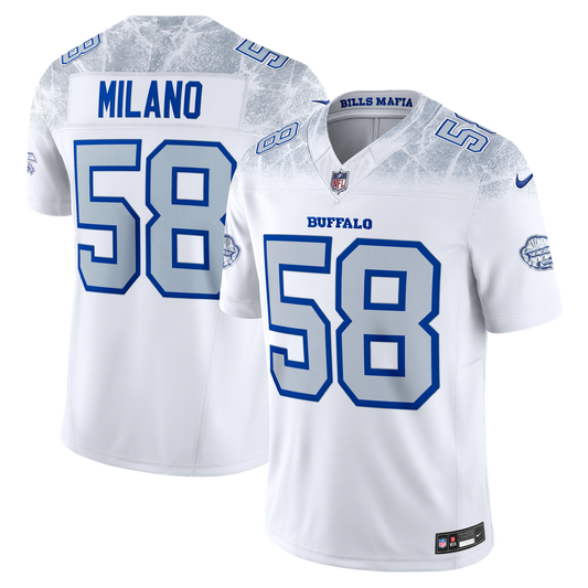 Matt Milano Buffalo Bills Rivalries Collection Stitched Limited Jersey - White