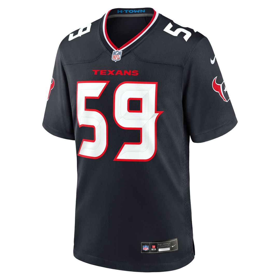 DeMeco Ryans Houston Texans Team Retired Game Jersey - Navy