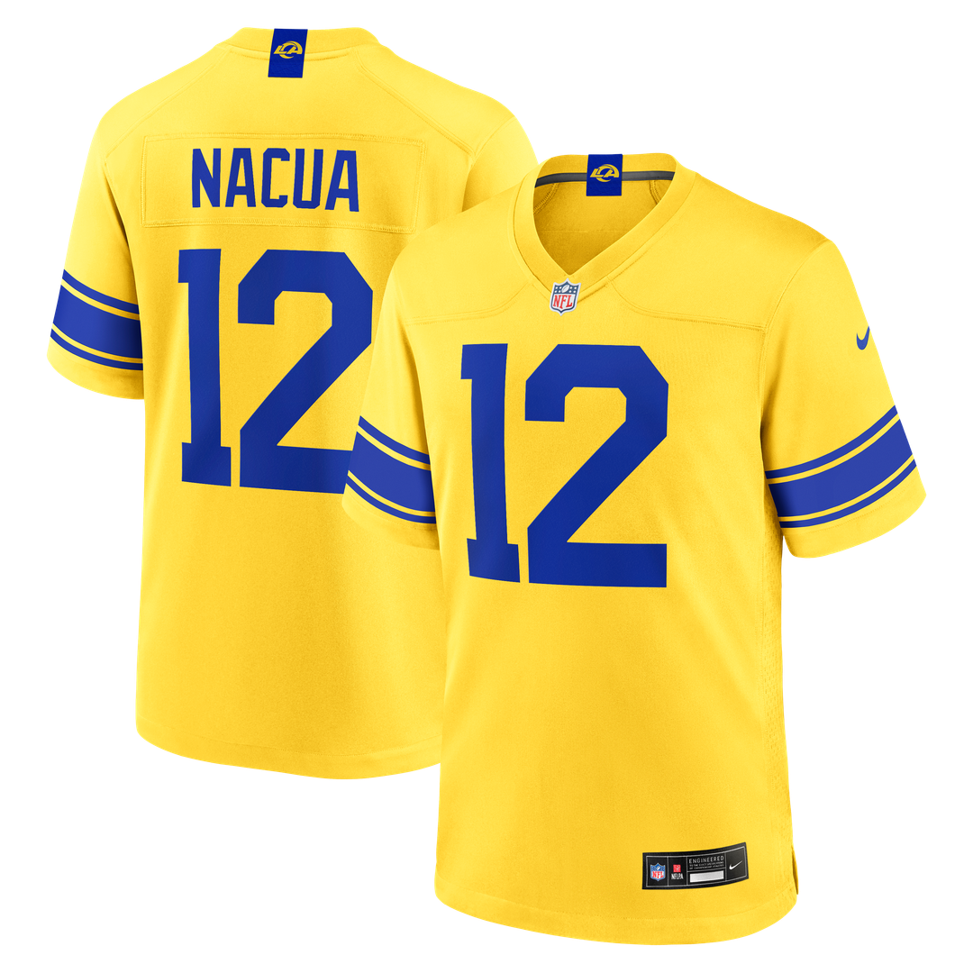 Puka Nacua Los Angeles Rams White Game Player Jersey - White