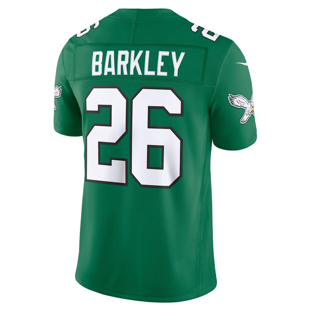 Saquon Barkley Philadelphia Eagles Team Vapor F.U.S.E. Stitched Limited Jersey - Midnight Green