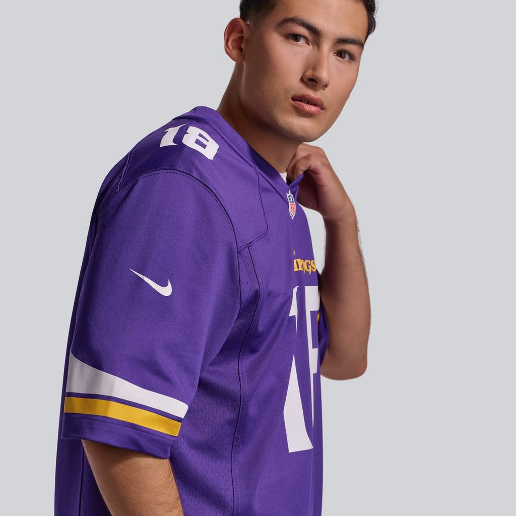 Justin Jefferson Minnesota Vikings Game Player Jersey - White