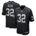 Marcus Allen Las Vegas Raiders Game Retired Player Jersey - Black