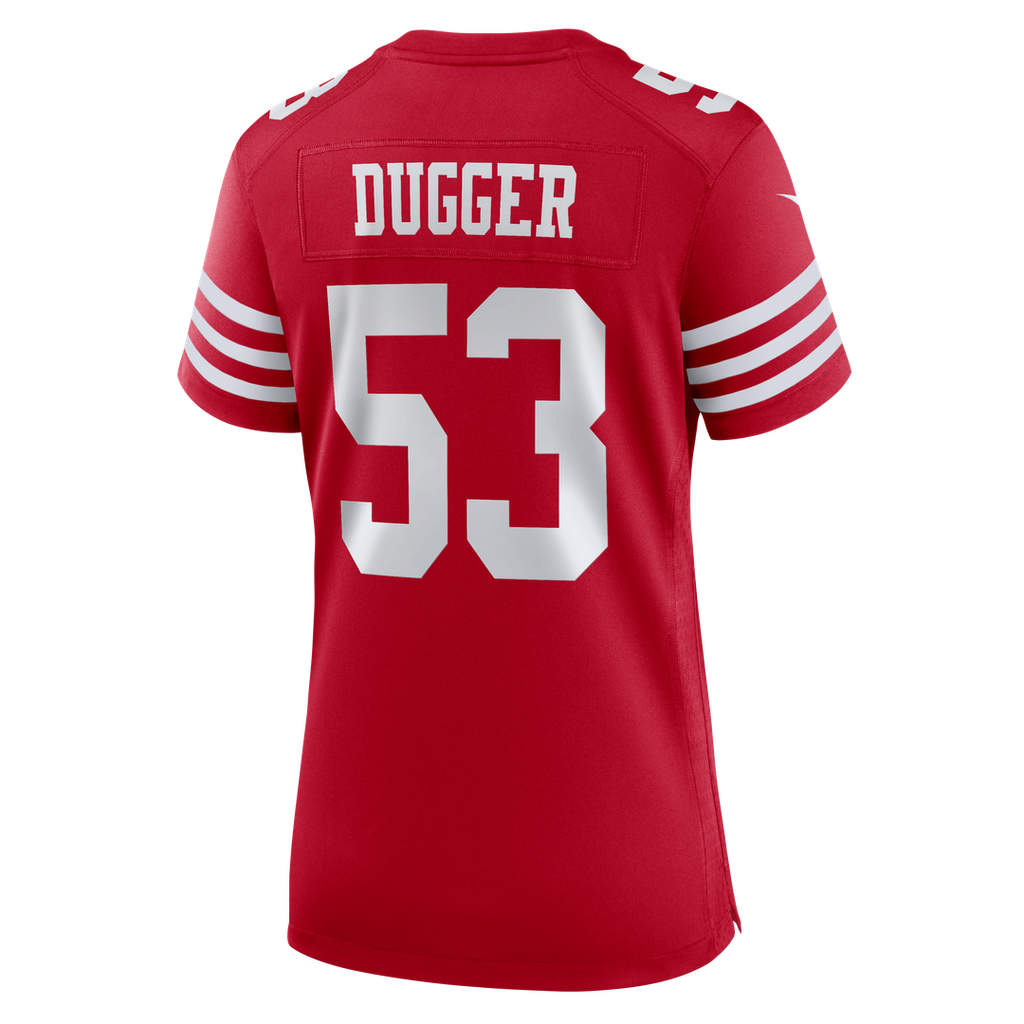 Jaden Dugger III San Francisco 49ers Team Game Jersey - Scarlet