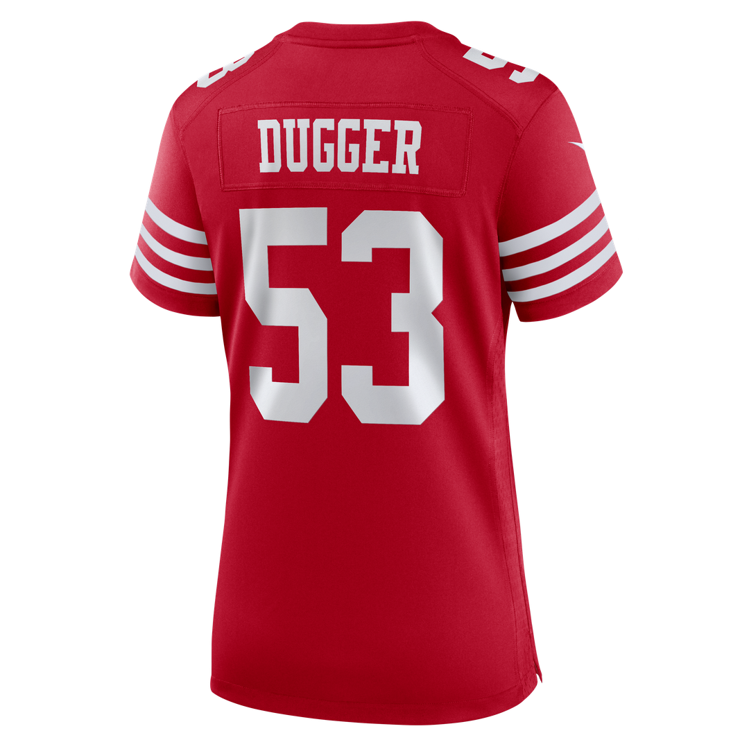 Jaden Dugger III San Francisco 49ers Team Game Jersey - Scarlet