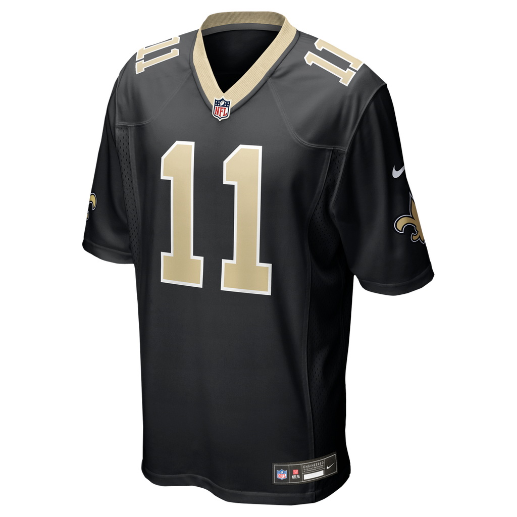 Zach Wilson New Orleans Saints Team Game Jersey - Black