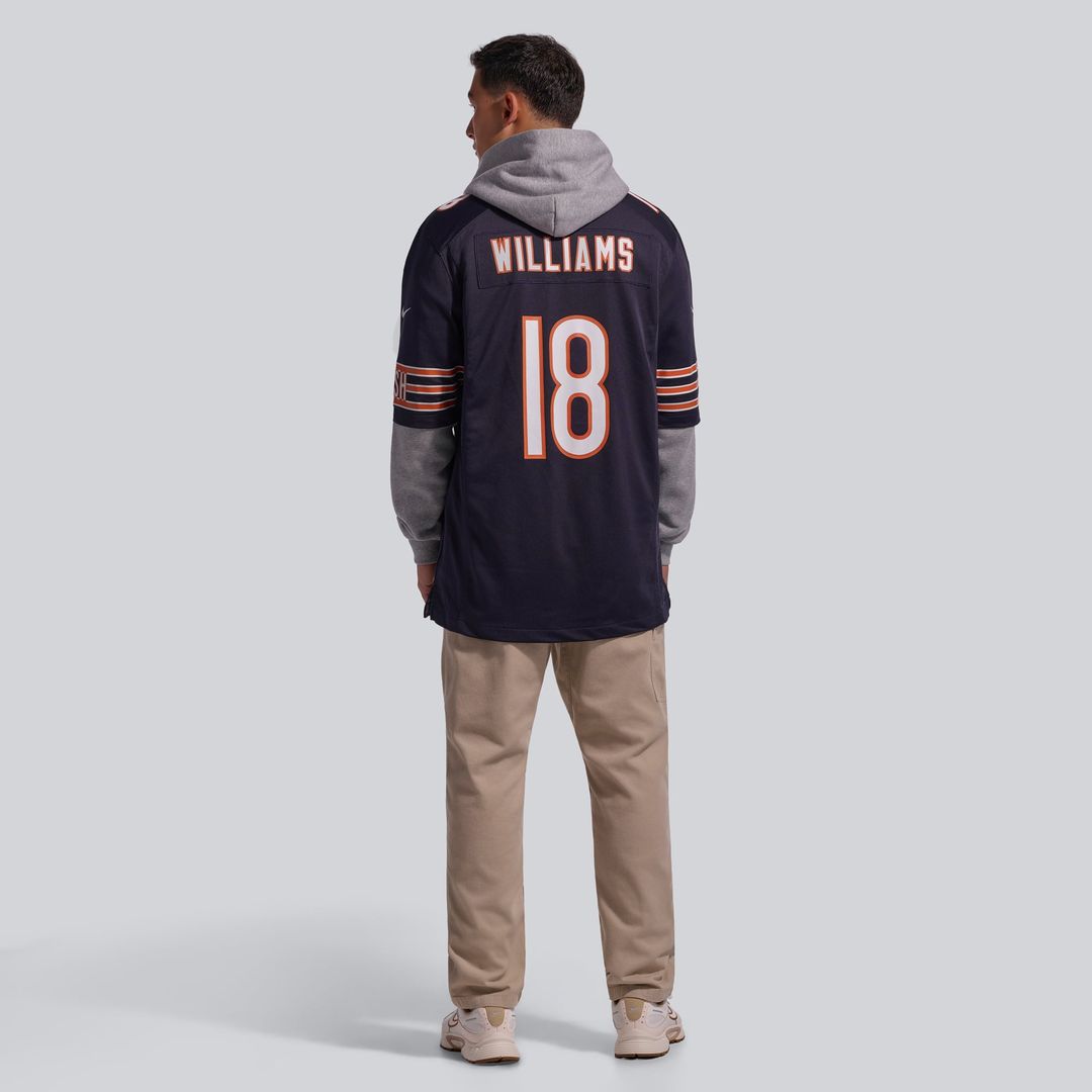 Caleb Williams Chicago Bears Player Game Jersey - Navy