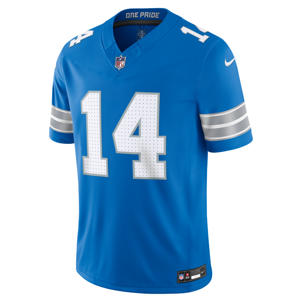 Amon - Ra St. Brown Detroit Lions Team Vapor F.U.S.E. Stitched Limited Jersey - Blue