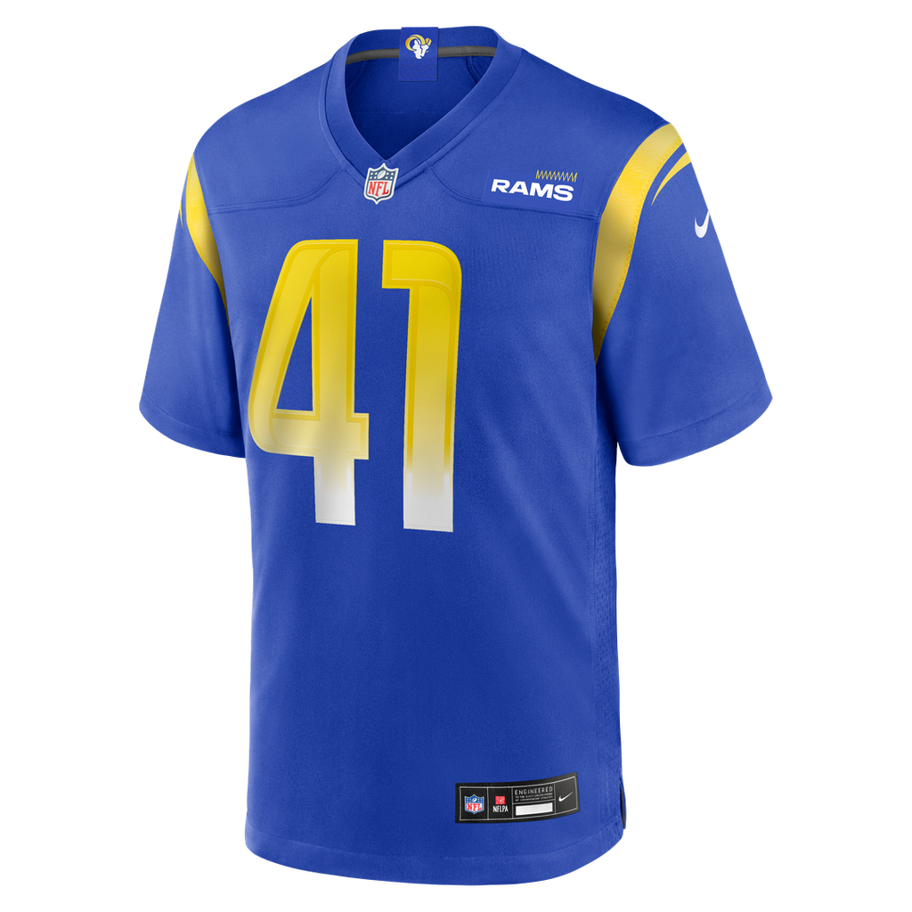 Cameron McCutcheon Los Angeles Rams Game Jersey - Royal