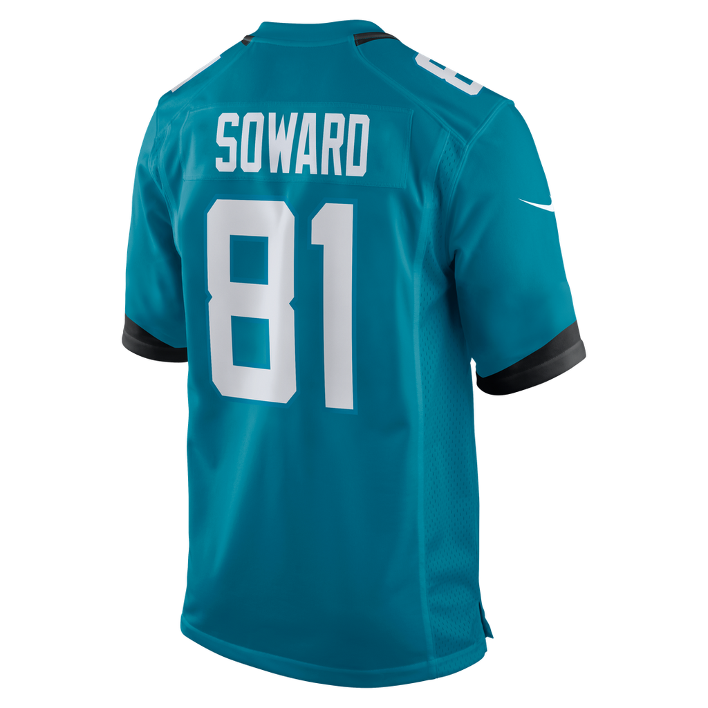R. Jay Soward Jacksonville Jaguars Retired Player Team Game Jersey - Teal