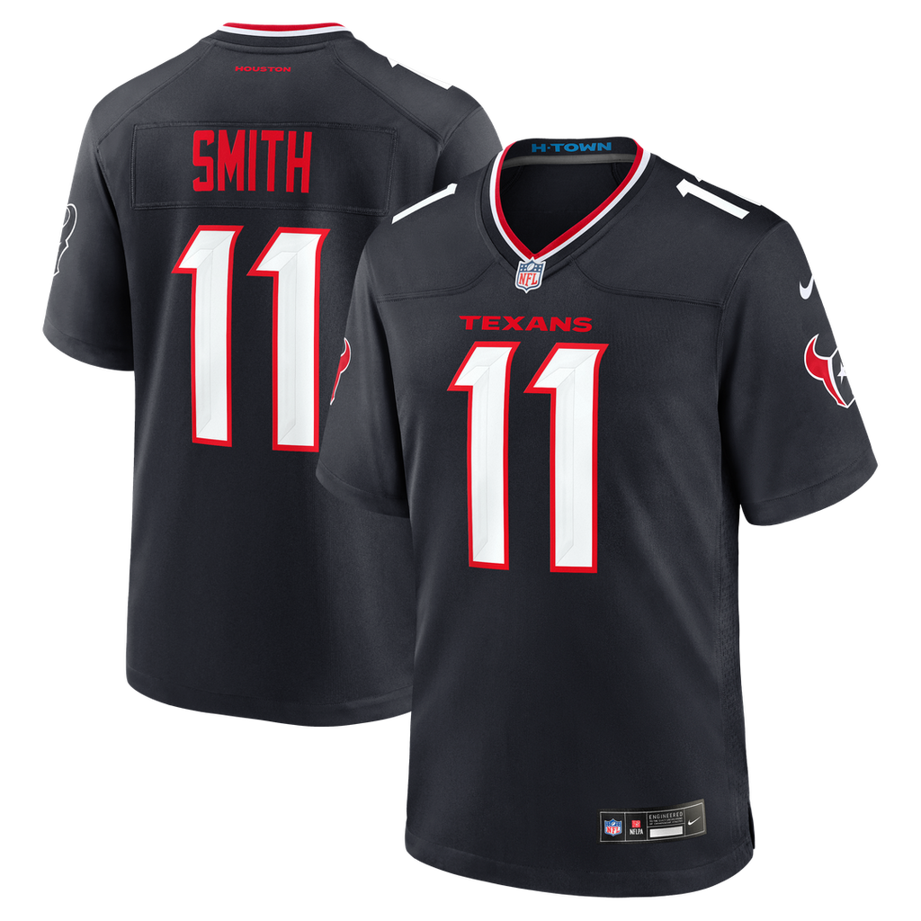 Tremon Smith Houston Texans Team Game Jersey - Navy