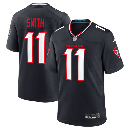 Tremon Smith Houston Texans Team Game Jersey - Navy