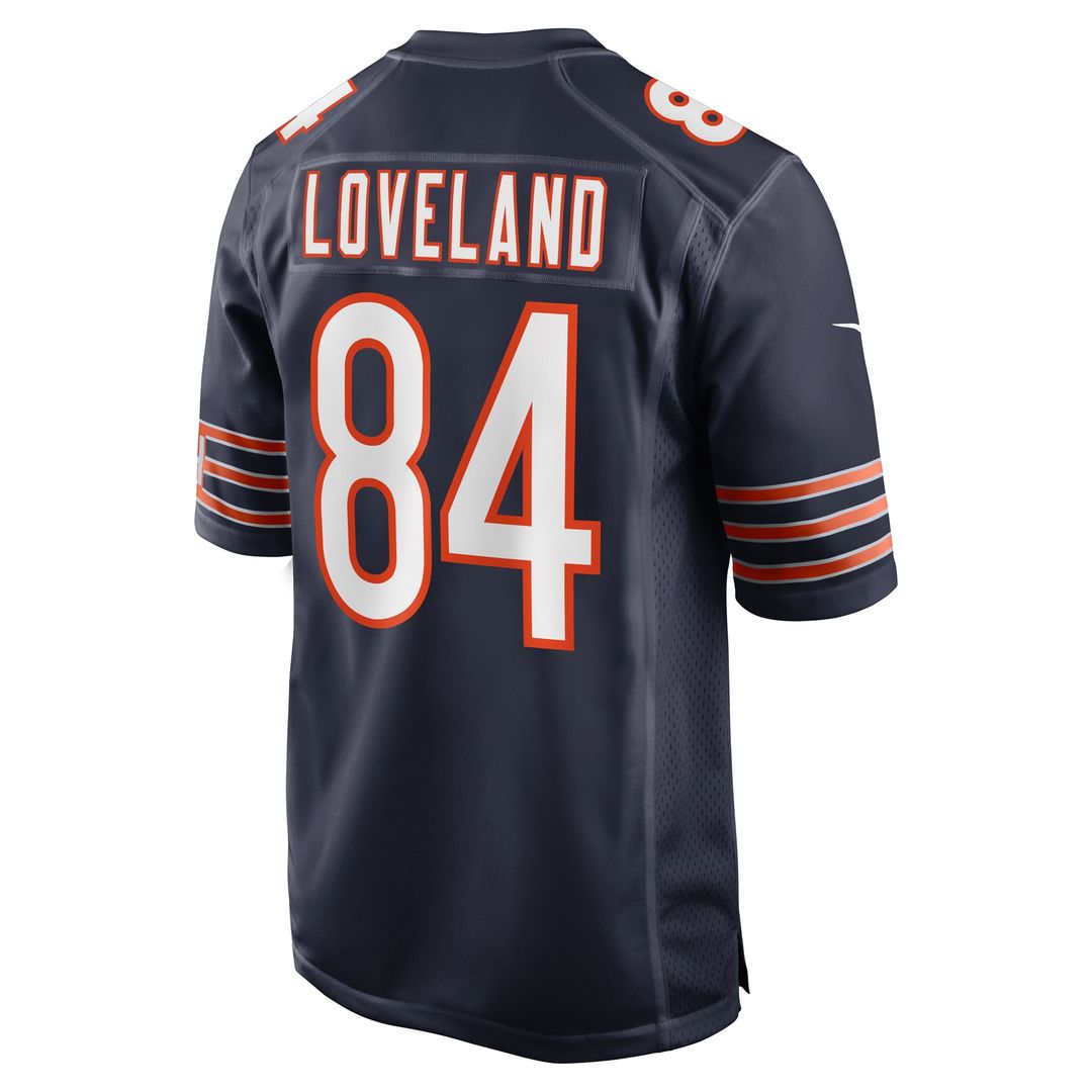 Colston Loveland Chicago Bears Alternate Game Player Jersey - Orange