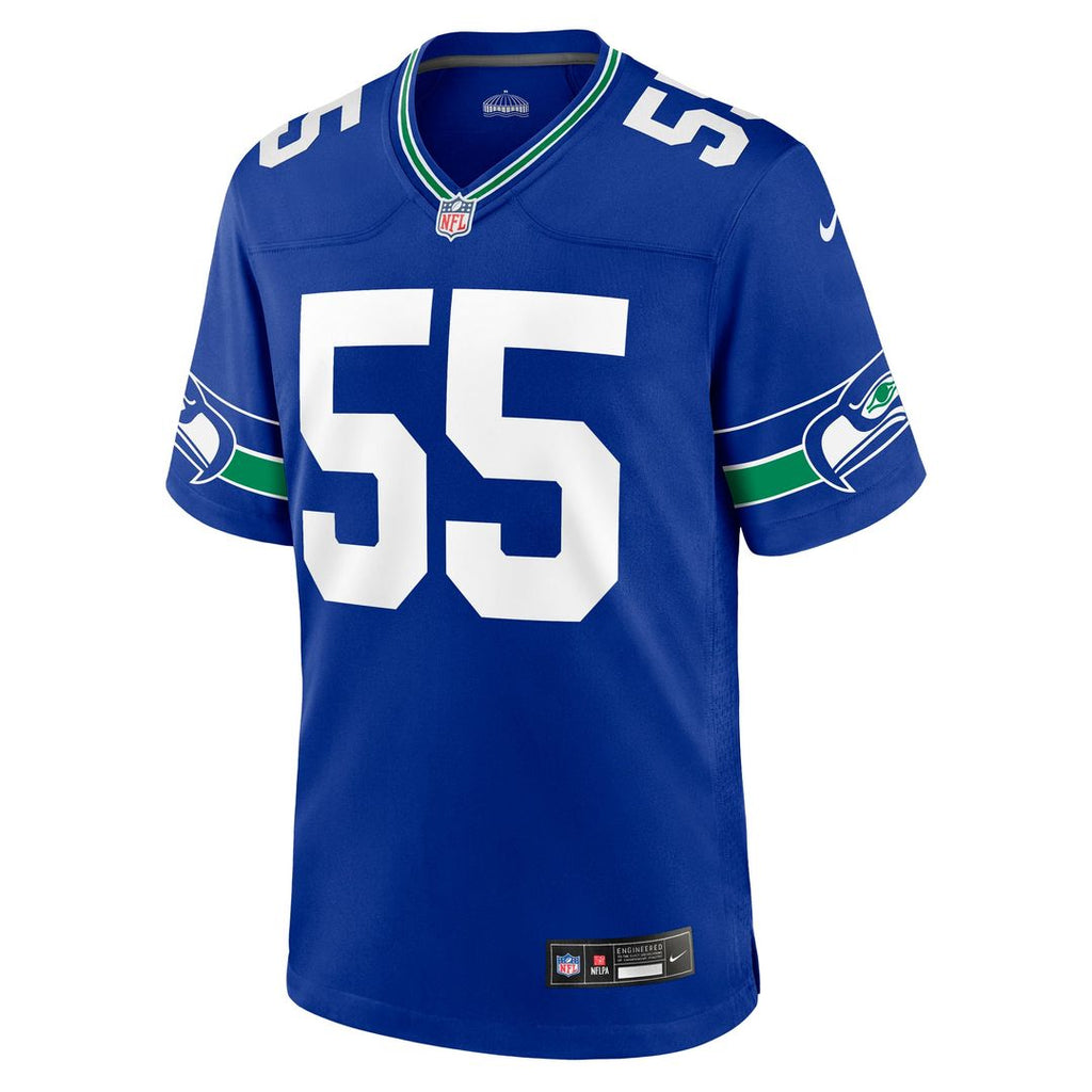 Brian Bosworth Seattle Seahawks Retired Player Alternate Game Jersey - Royal