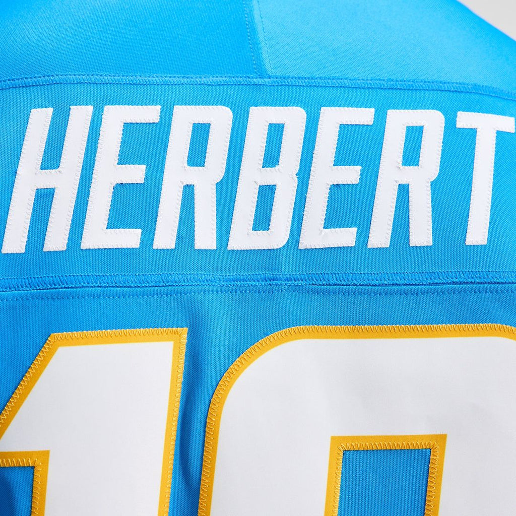 Justin Herbert Los Angeles Chargers Team Vapor F.U.S.E. Stitched Limited Jersey - Powder Blue