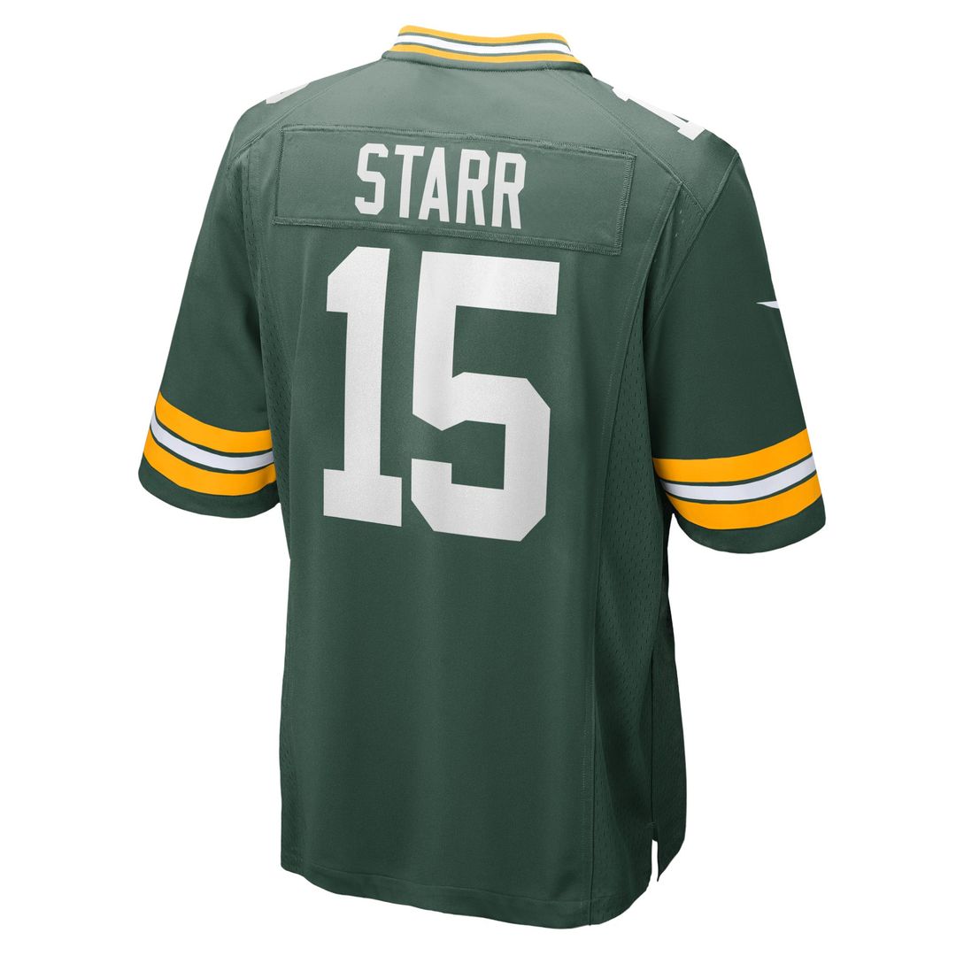 Bart Starr Green Bay Packers Retired Player Game Jersey - Green