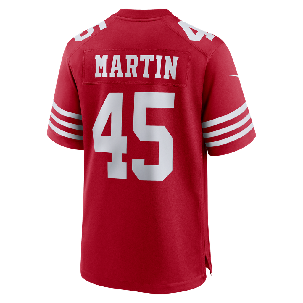 Nick Martin San Francisco 49ers Team Game Jersey - Scarlet
