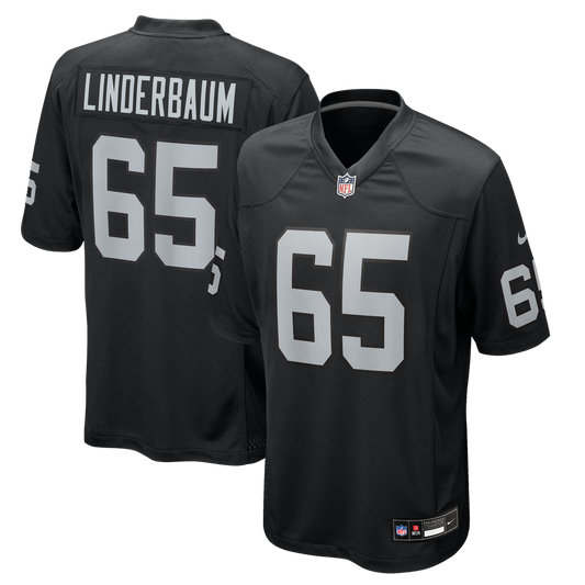 Tyler Linderbaum Las Vegas Raiders Team Game Jersey - Black